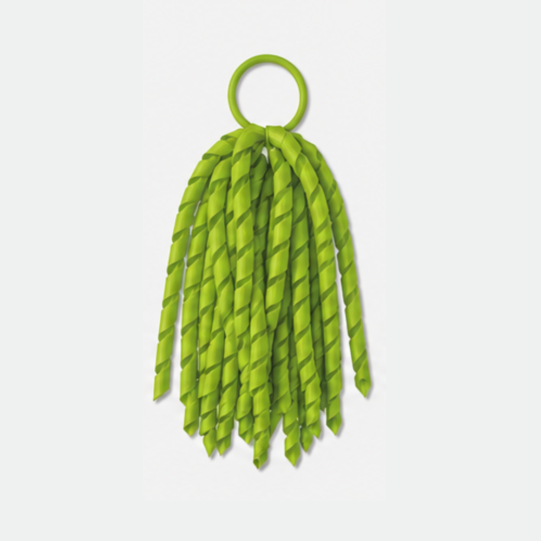 Curly Long Korker Ribbon Hair Tie - Single Colour - Ponytails and Fairytales