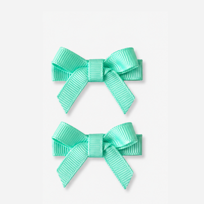 No Slip Bow Clips (2pc) - Ponytails and Fairytales