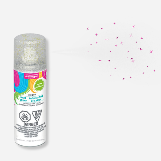 Multicolour Glitter Hair Spray 85-100g - Ponytails and Fairytales