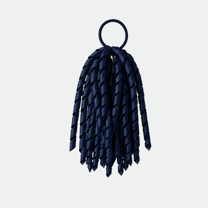 Curly Long Korker Ribbon Hair Tie - Single Colour - Ponytails and Fairytales