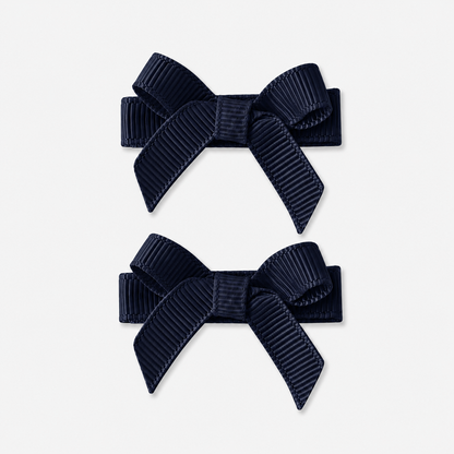 No Slip Bow Clips (2pc) - Ponytails and Fairytales