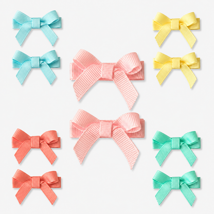 No Slip Bow Clips (2pc) - Ponytails and Fairytales