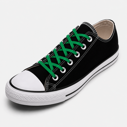 No Tie Elastic Shoelaces - Green