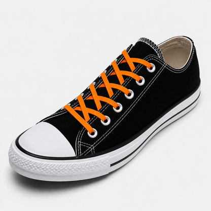 No Tie Elastic Shoelaces - Orange