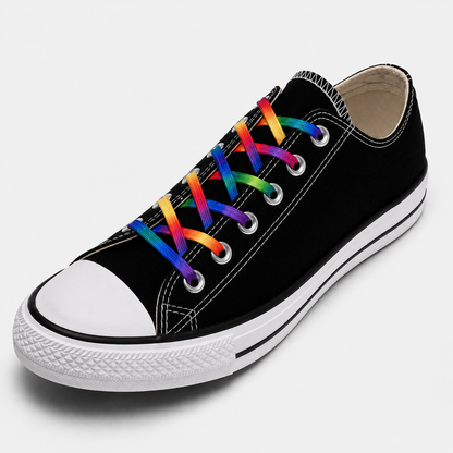 No Tie Elastic Shoelaces - Rainbow