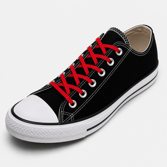No Tie Elastic Shoelaces - Red