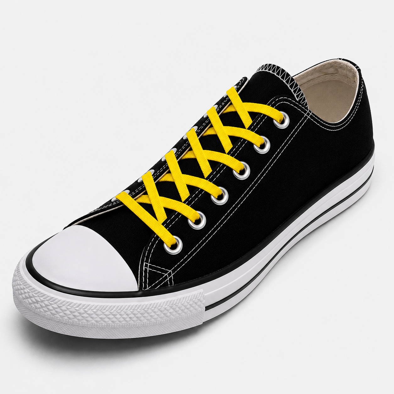 No Tie Elastic Shoelaces - Yellow