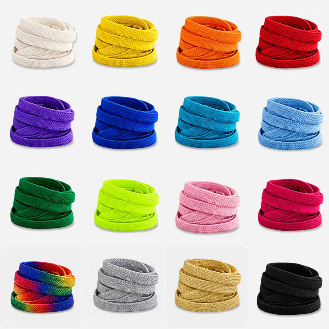 No Tie Elastic Shoelaces - Ponytails and Fairytales