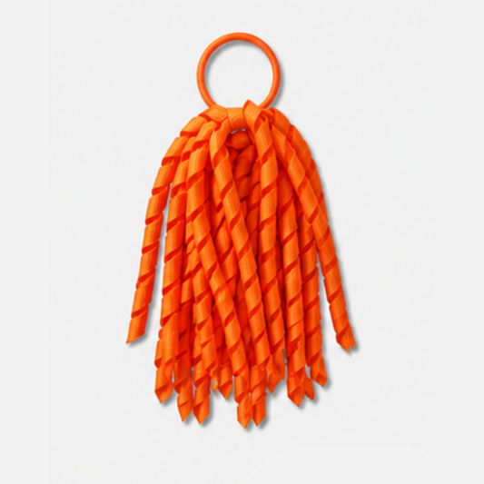 Curly Long Korker Ribbon Hair Tie - Single Colour - Ponytails and Fairytales