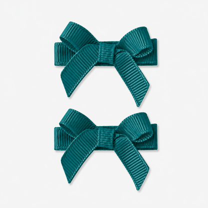 No Slip Bow Clips (2pc) - Ponytails and Fairytales