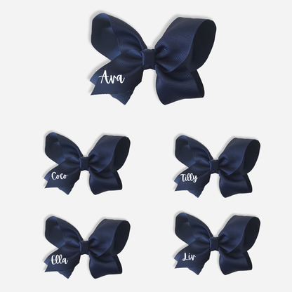 Personalised Big Bow - Ponytails and Fairytales