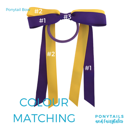 The Original Ponytail Bow - Single Colour