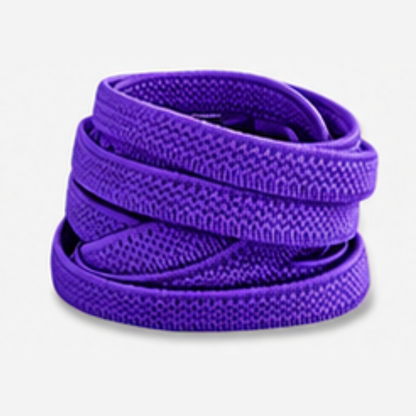 No Tie Elastic Shoelaces - Purple
