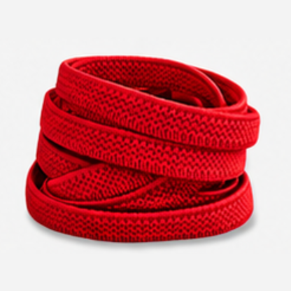 No Tie Elastic Shoelaces - Red
