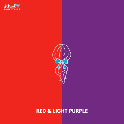 Mareeba Netball Association - Red Team Ponytail Bow