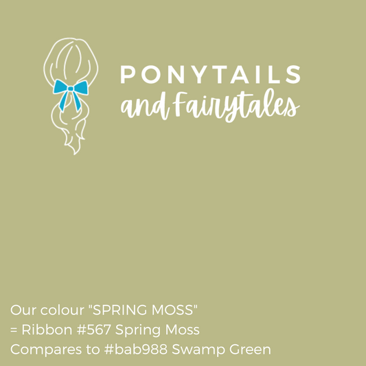 Spring Moss Green Hair Accessories