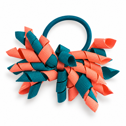 Coral & Teal Hair Accessories