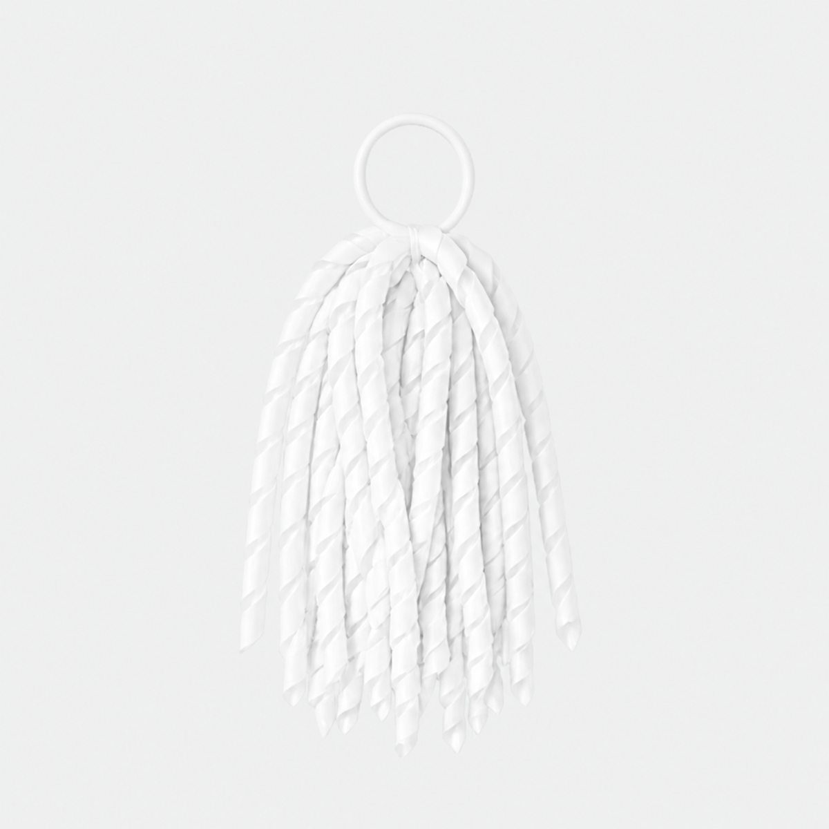 Curly Long Korker Ribbon Hair Tie - Single Colour - Ponytails and Fairytales