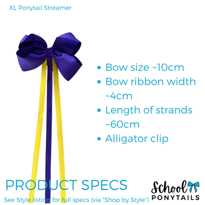 XL Ponytail Streamer {Pre-order} - Ponytails and Fairytales