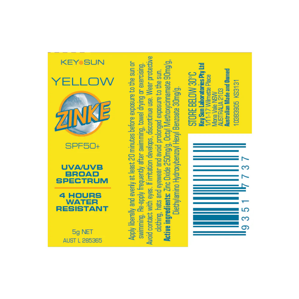 Yellow Zinc Stick