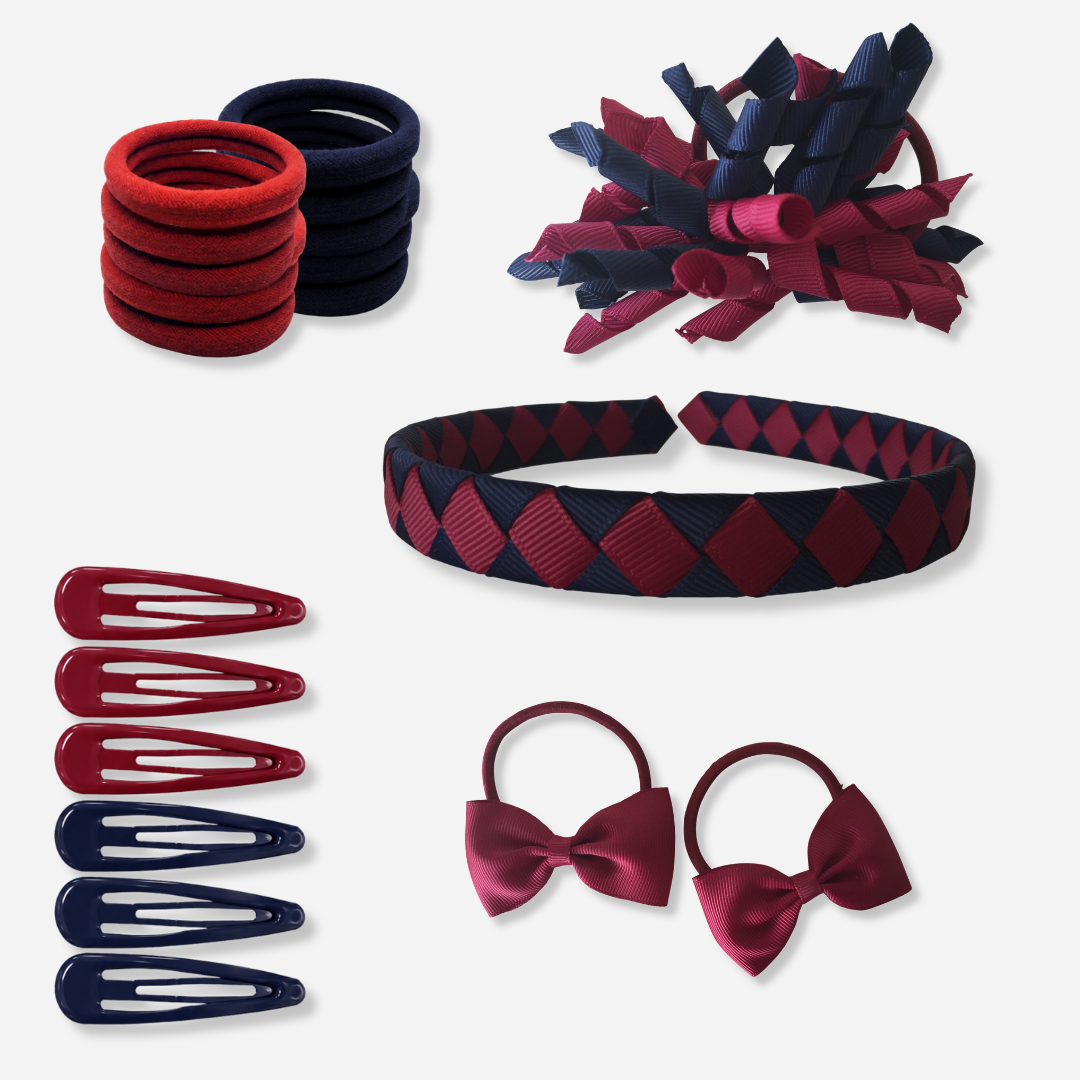Brown & Gold Hair Accessories - Ponytails and Fairytales