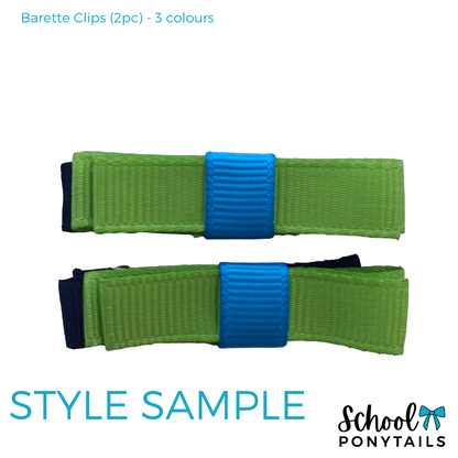 Red & Royal Blue & Ice Blue Hair Accessories