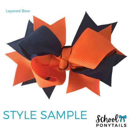 Red & Royal Blue & Ice Blue Hair Accessories