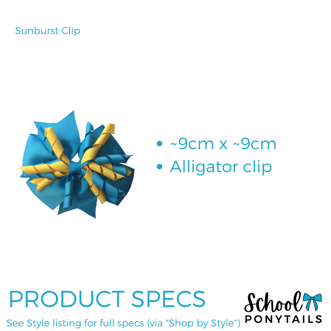 Red & Royal Blue & Ice Blue Hair Accessories