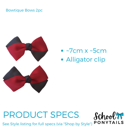 Red & Royal Blue & Ice Blue Hair Accessories