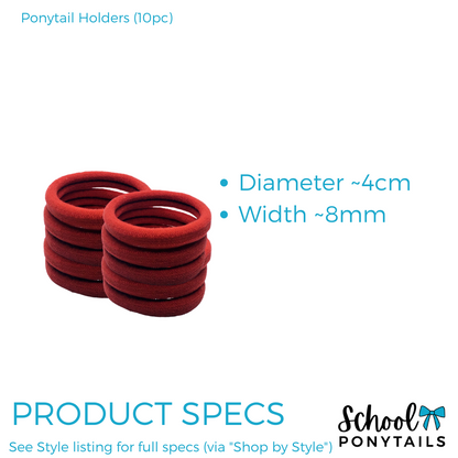 Red & Royal Blue & Ice Blue Hair Accessories