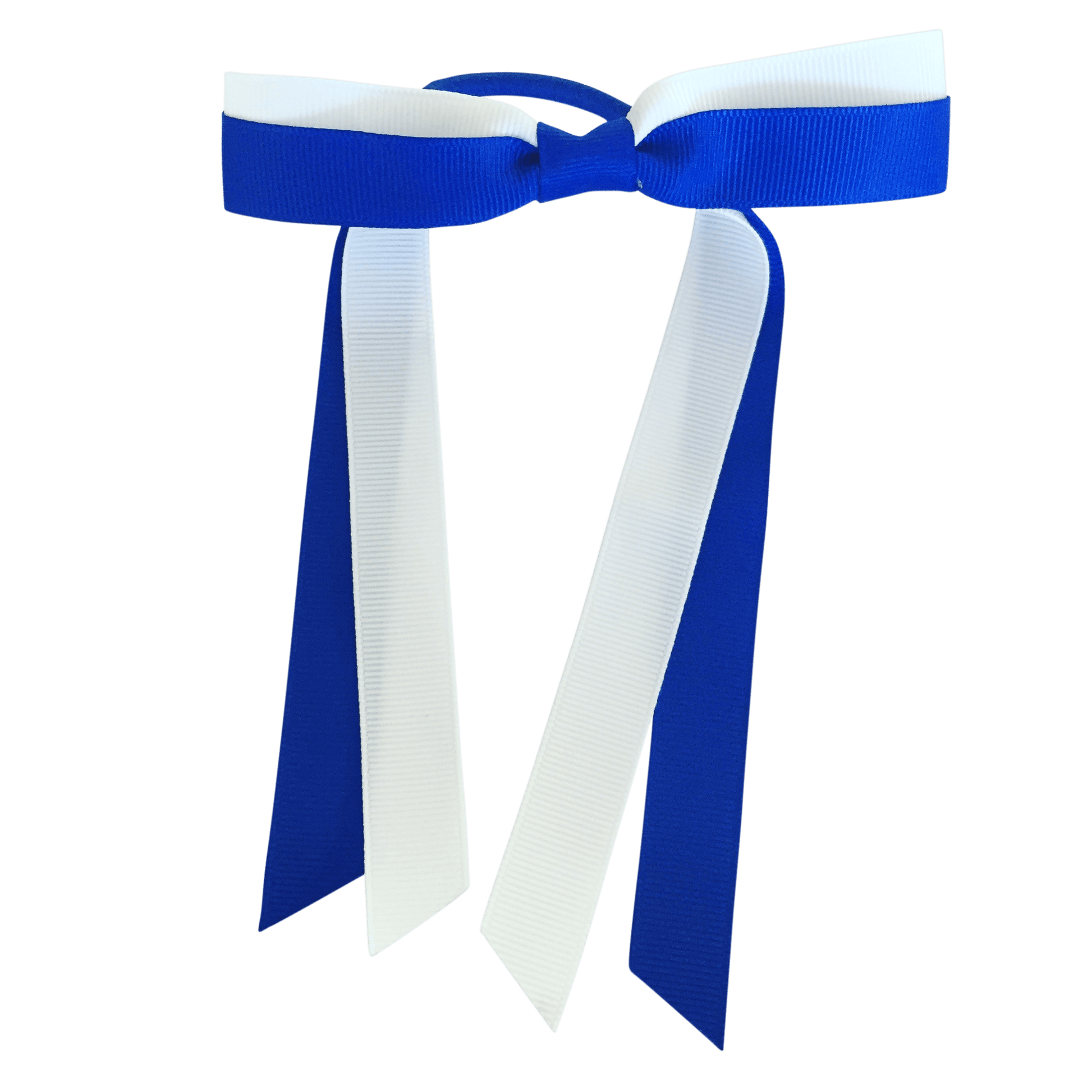 Royal Blue & White Hair Accessories - Ponytails and Fairytales